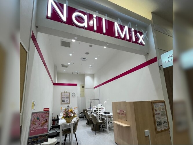 Nail Mix（ネイルミックス）イオンモール水戸内原店店舗内装写真