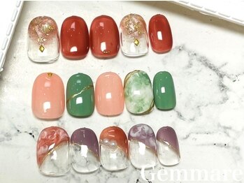 オーガニックネイルジェンマーレ店舗内装写真