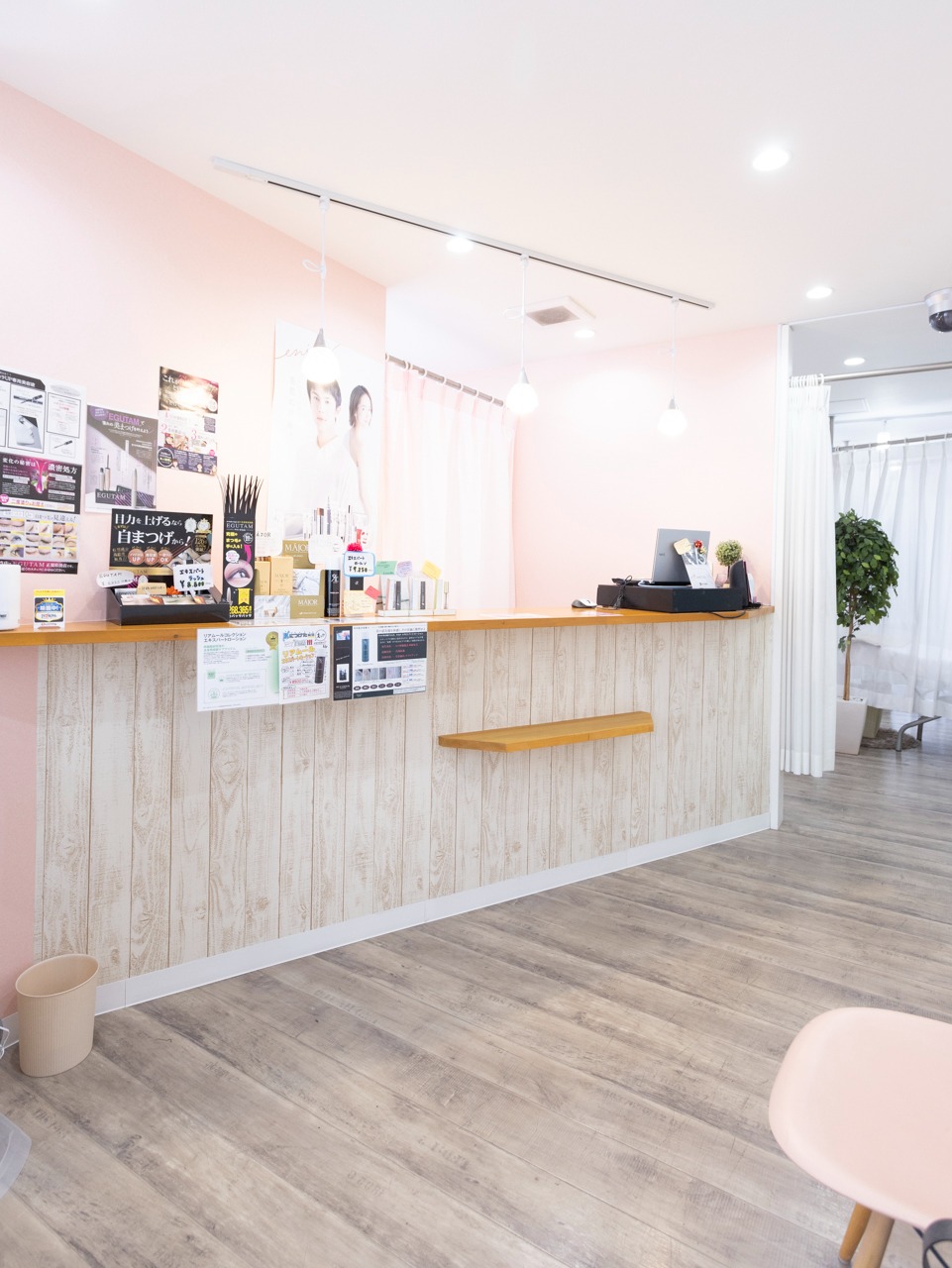 アイラッシュサロンchouchou(シュシュ)綱島店店舗内装写真