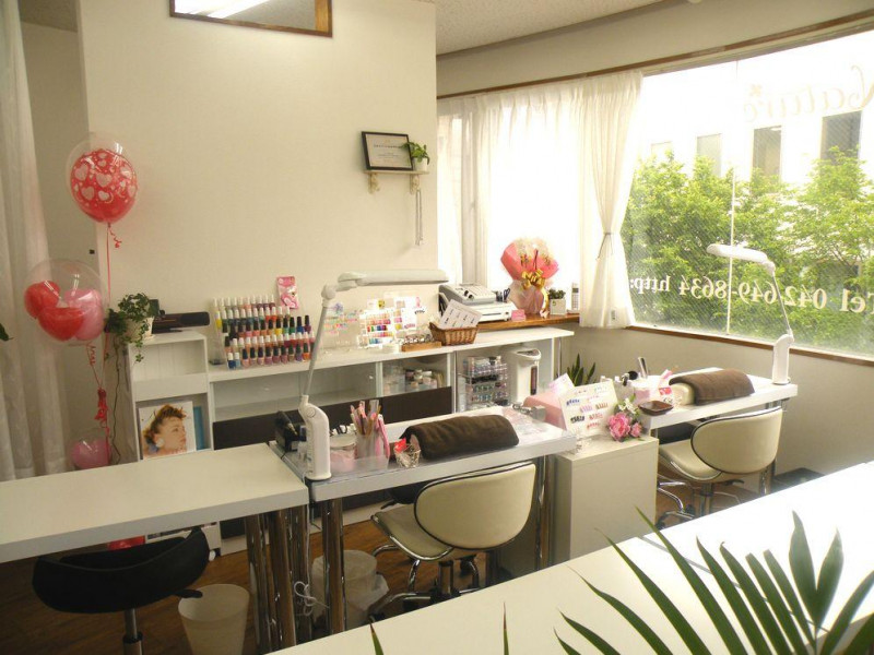 nailcollege&salon　NATURE　(ネイルカレッジアンドサロン　ナチュレ）店舗内装写真