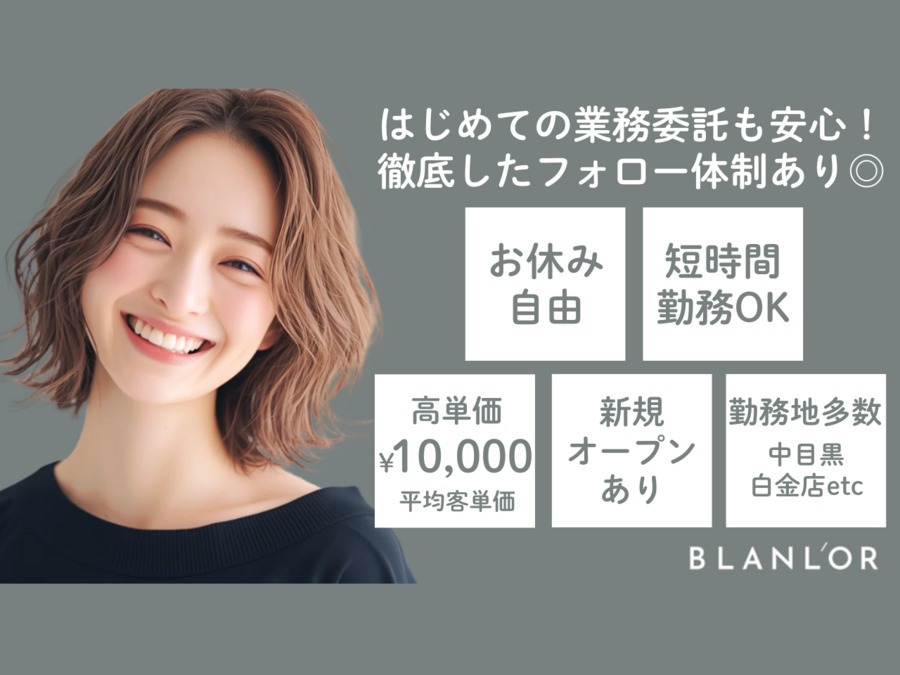 Hair & Nail Salon Blanl'or（ヘア＆ネイルサロン ブランロール）中目黒店店舗内装写真