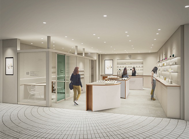 uka store ニュウマン高輪店店舗内装写真