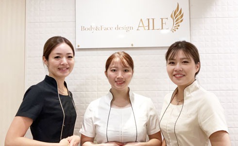 Body&Face design AILE（エール）岡山店店舗内装写真