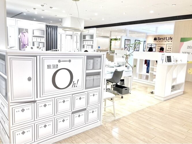 ネイルサロン Oh! 新宿マルイアネックス店店舗内装写真