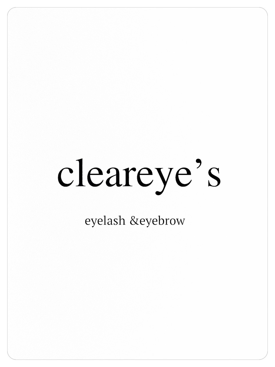 Eyelash salon Clear eyes'