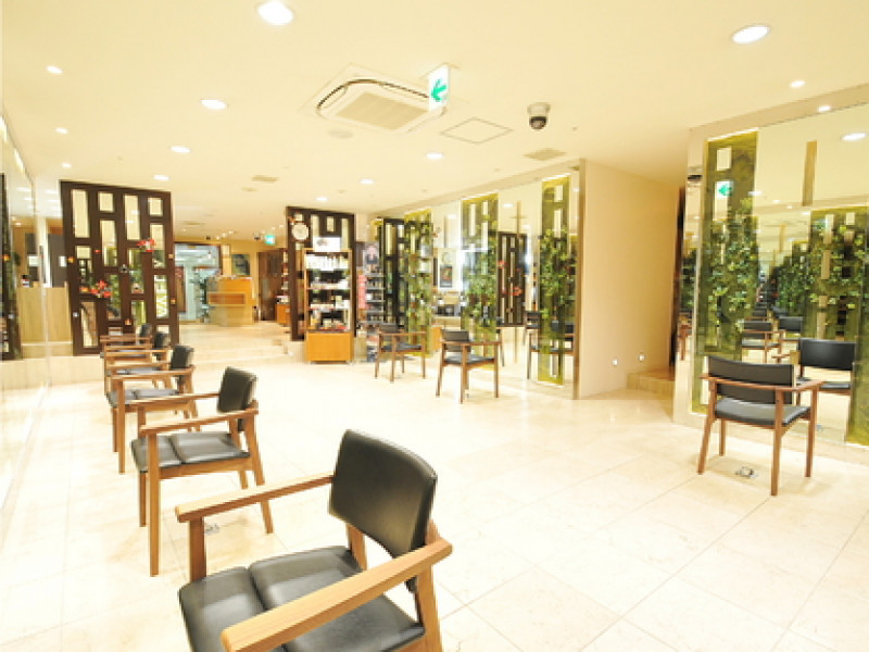 Terrace AVEDA（テラス アヴェダ）心斎橋店店舗内装写真