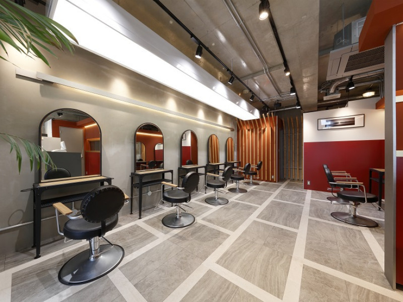 La fith hair Leaf 北山店（ラフィス ヘアーリーフ）店舗内装写真