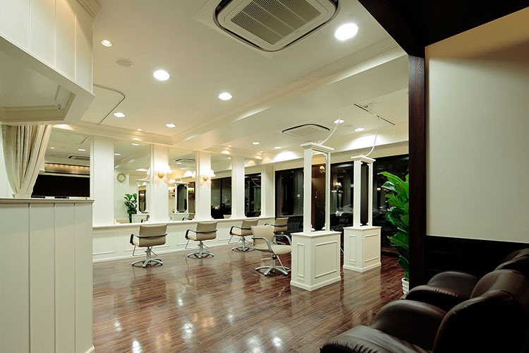 美容室アンジー 五反田店店舗内装写真