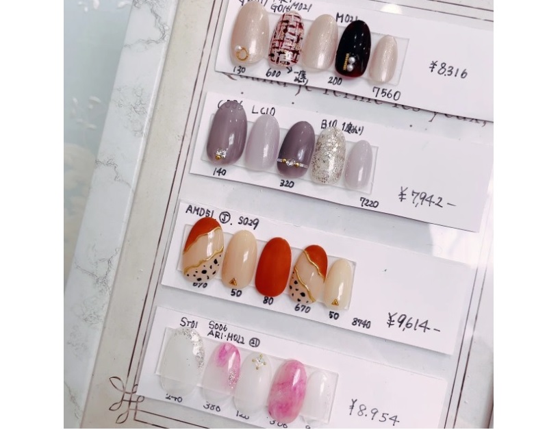 tiary nail （ティアリーネイル）店舗内装写真