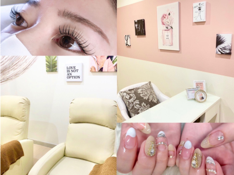 Nail&eye Belire（べリール）新宿店舗内装写真