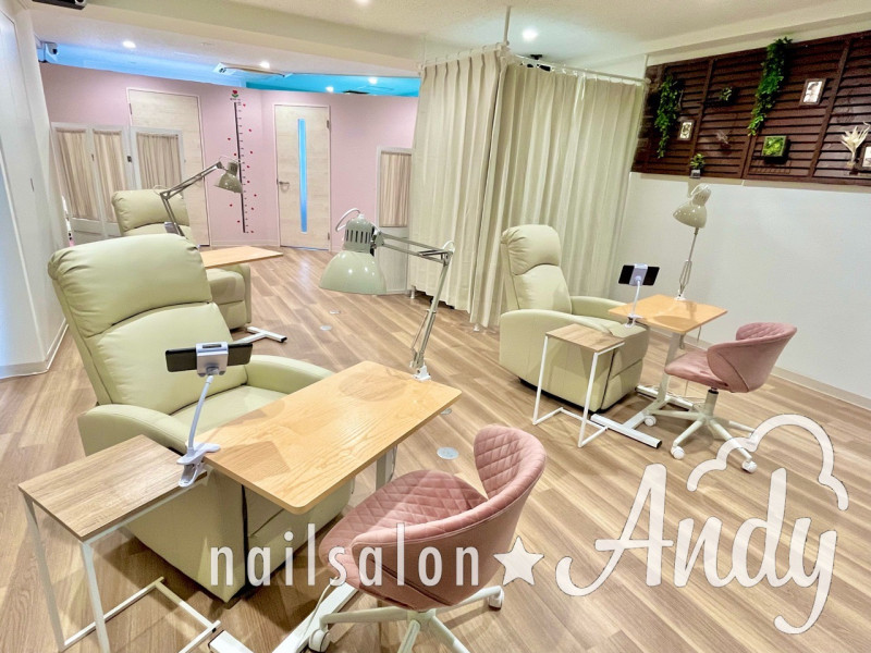 nailsalon Andy（ネイルサロン アンディ）店舗内装写真