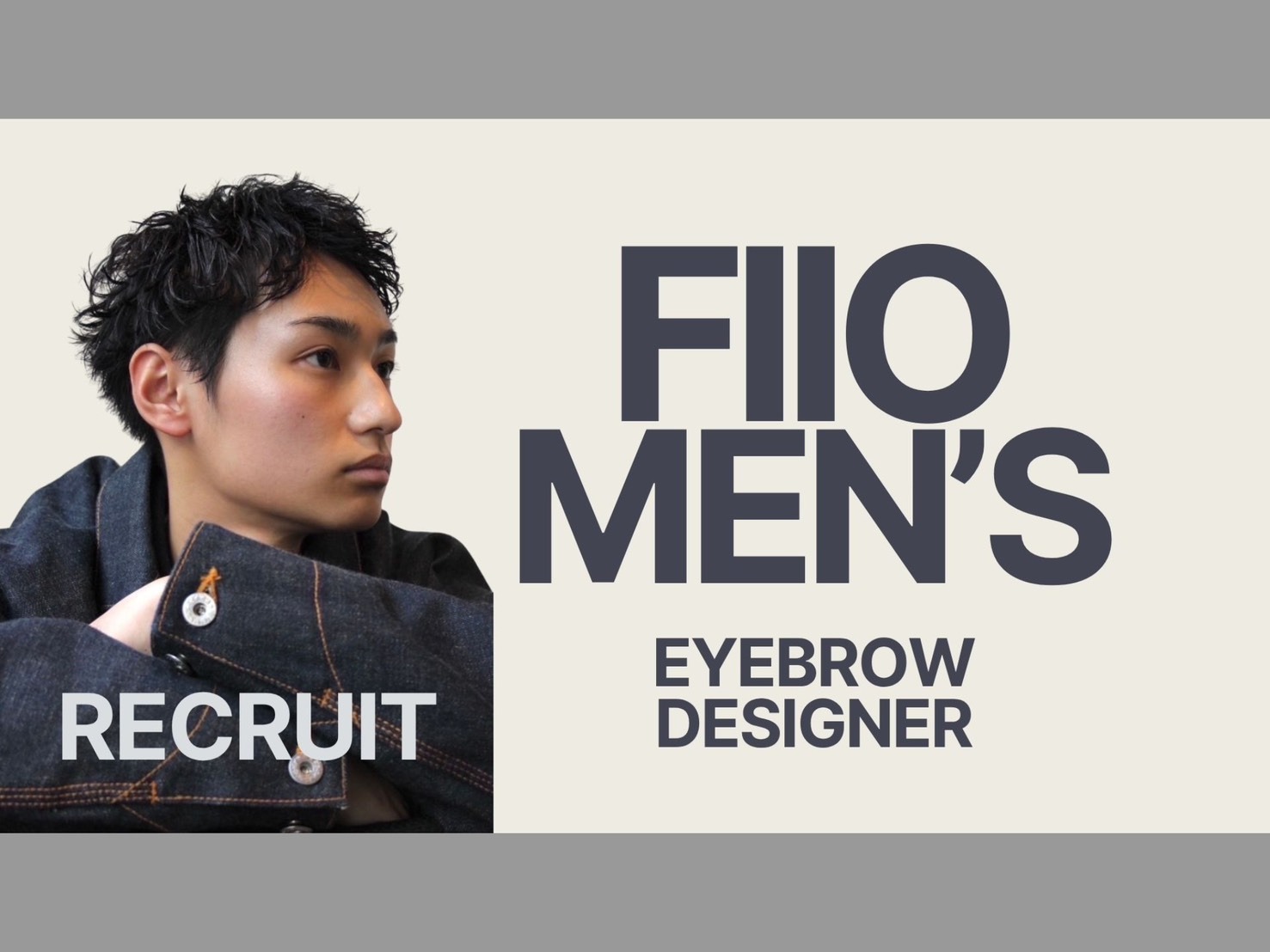 men's fiio brow（フィオ ブロウ）大阪梅田店舗内装写真