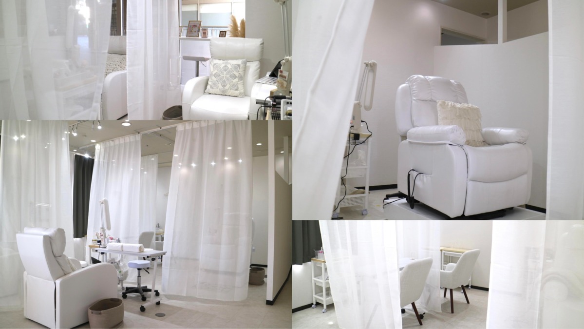 Luana（ルアナ）nail&eye 平井店店舗内装写真