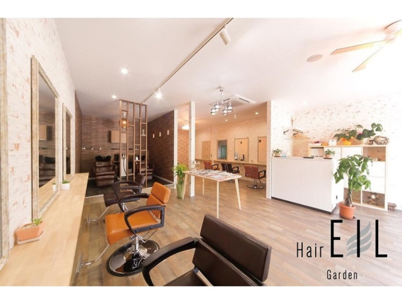 EIL hair Garden（エイルヘアーガーデン）店舗内装写真