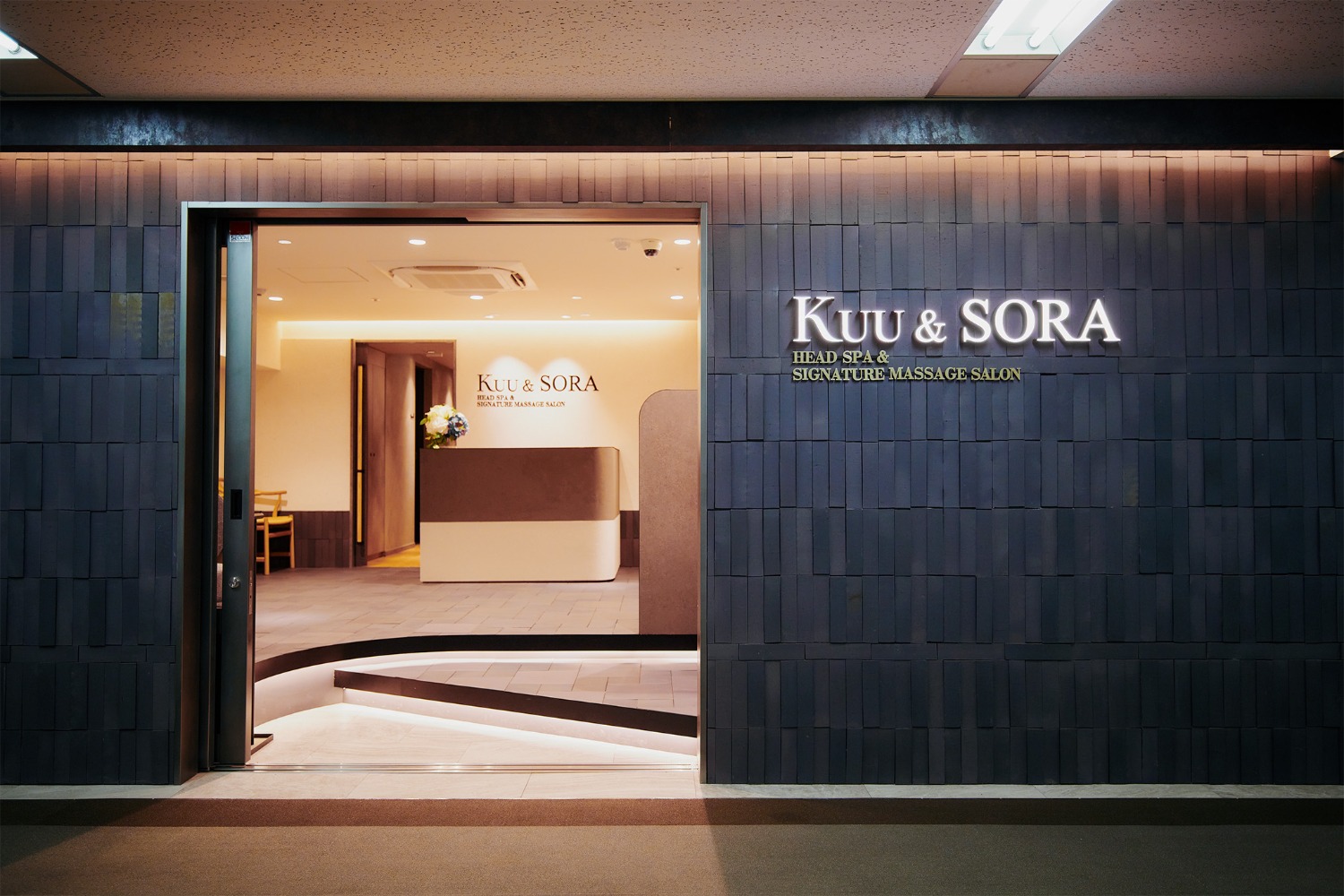 HEAD SPA Kuu（ヘッドスパ クウ）心斎橋店店舗内装写真