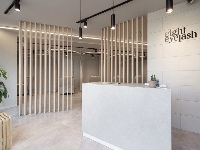 eight eyelash（エイト アイラッシュ）武蔵小杉店店舗内装写真