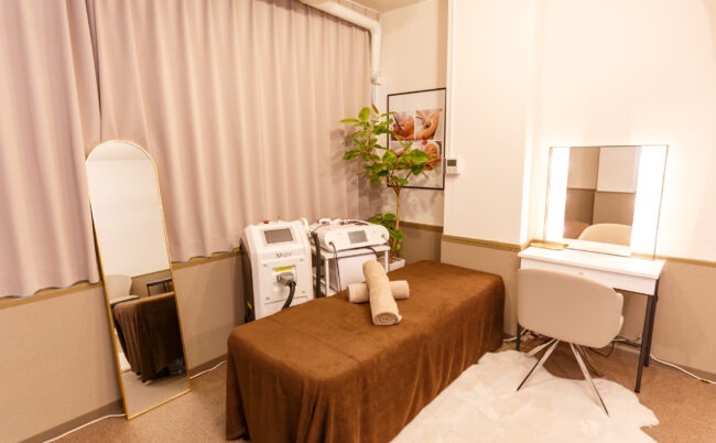 術後ケアインディバ専門店 術後の女神店舗内装写真